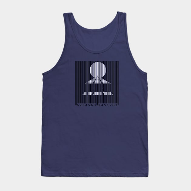 barcode Tank Top by MARIN